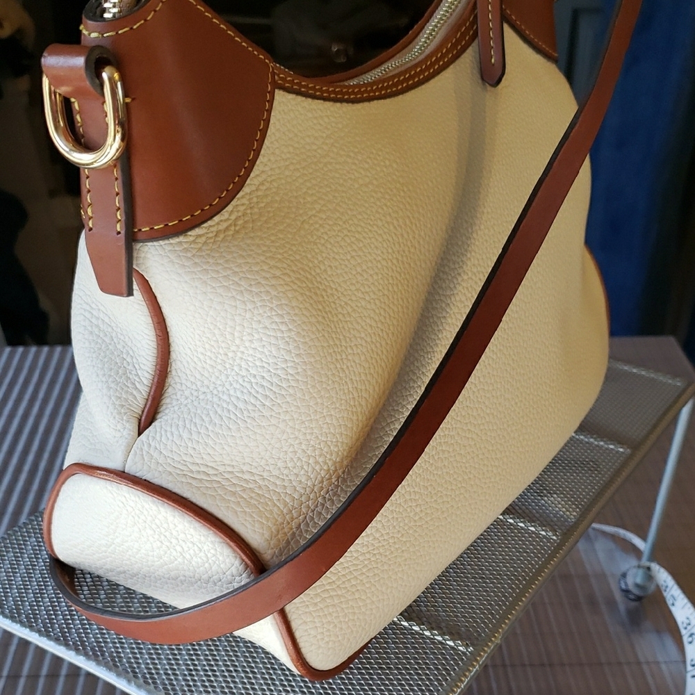 Dooney & Bourke Pebble Leather Hobo Bag - Picture 4 of 8